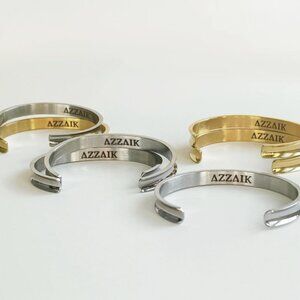 Azzaik Personalized Signature Hair Tie Holder Cuff